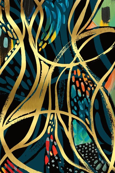 Abstract Print VI by EttaVee framed wall art