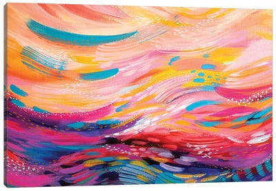 Brush Strokes XC Canvas Art Print - Colorful Abstracts