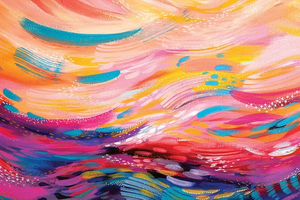 Colorful Abstracts: Brush Strokes XC by EttaVee