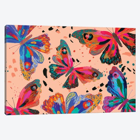 Butterfly V Canvas Print #ETV195} by EttaVee Canvas Art