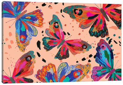 Butterfly V Canvas Art Print - Folksy Fauna