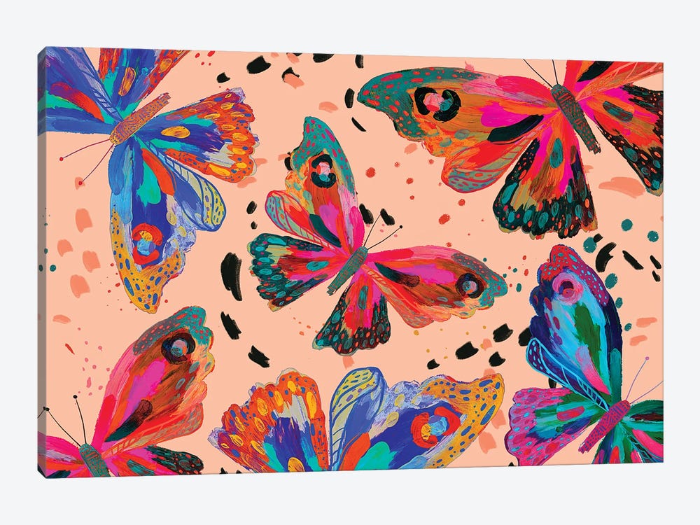 Butterfly V by EttaVee 1-piece Canvas Artwork