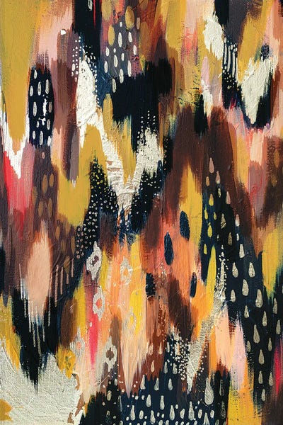 Dark Brush Strokes I by EttaVee framed wall art