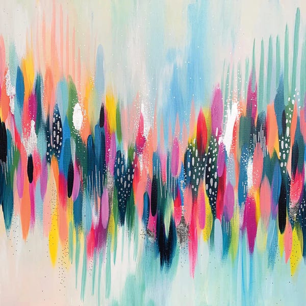 Abstract Bathroom: Brush Stroke CIII by EttaVee