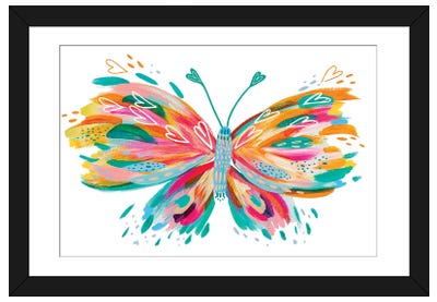 Butterfly IX Paper Art Print - EttaVee