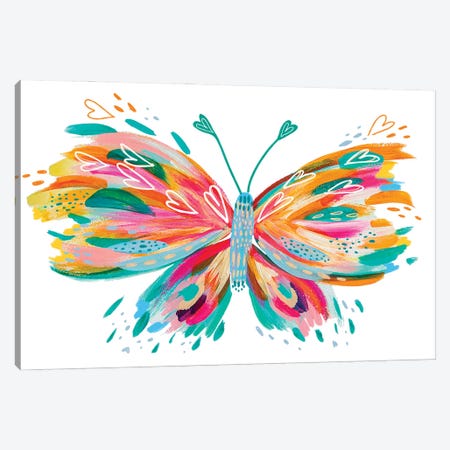 Butterfly IX Canvas Print #ETV213} by EttaVee Canvas Art