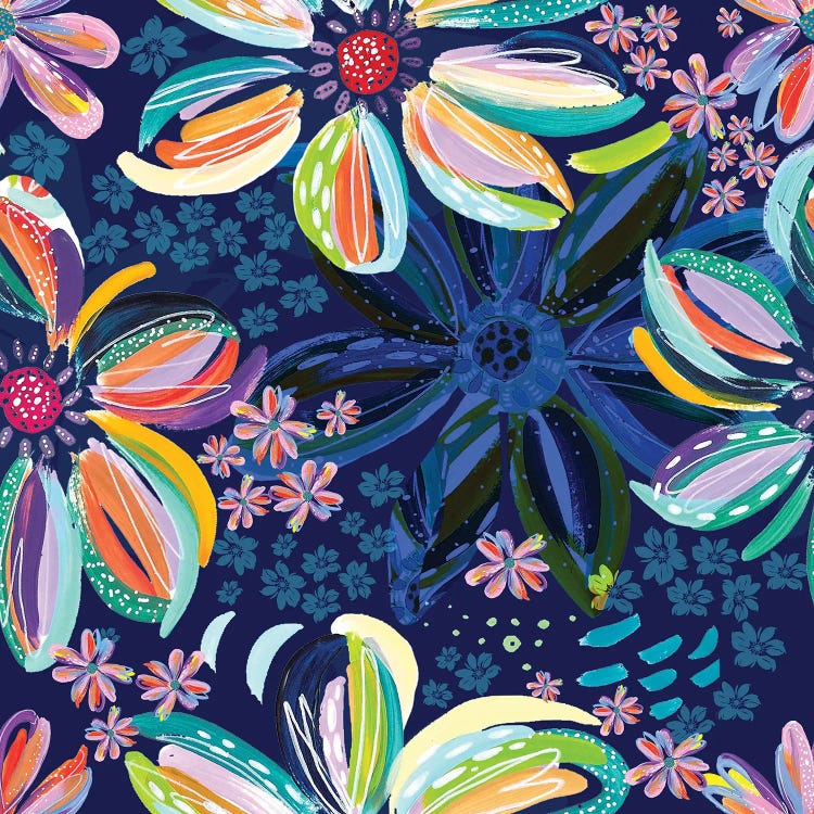 Loose Flowers III by EttaVee wall art