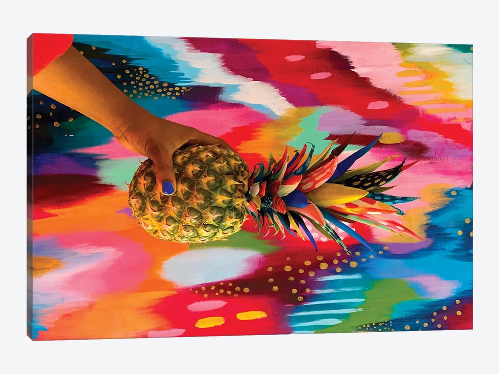 Pineapple by EttaVee 1-piece Canvas Print