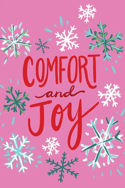 Comfort Joy by EttaVee framed wall art