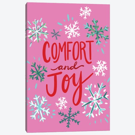 Comfort Joy Canvas Print #ETV233} by EttaVee Canvas Artwork