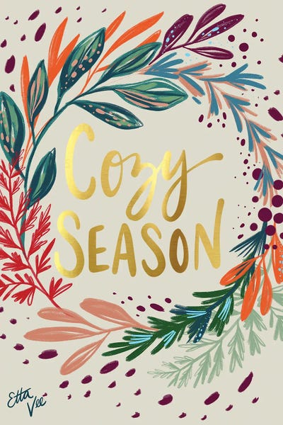 Cozy Season by EttaVee framed wall art