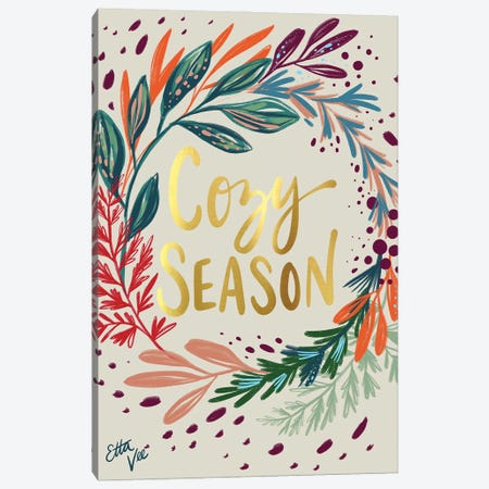 Cozy Season Canvas Print #ETV234} by EttaVee Canvas Print