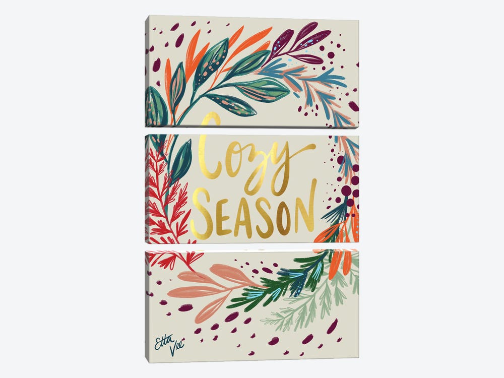 Cozy Season by EttaVee 3-piece Art Print