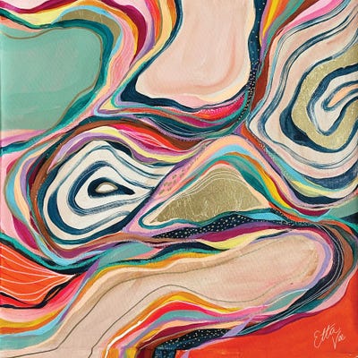 In The Flow IV by EttaVee framed wall art