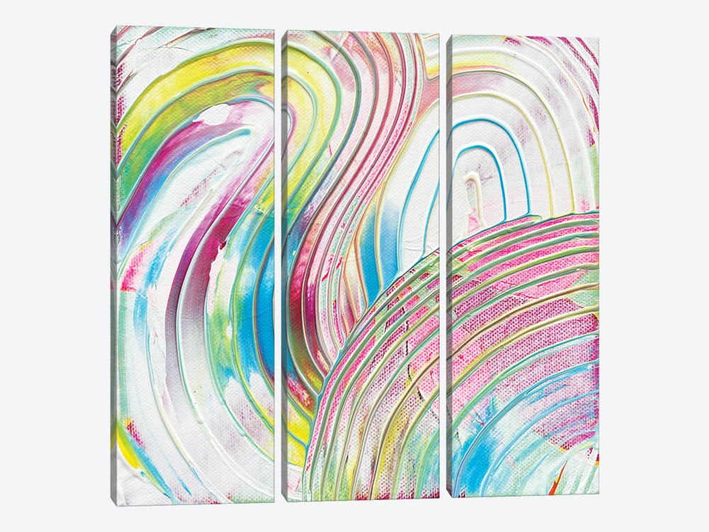 Waves II by EttaVee 3-piece Art Print