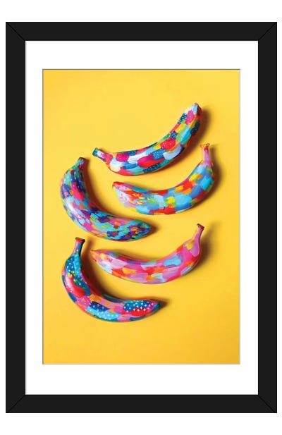 Banana II Paper Art Print - EttaVee