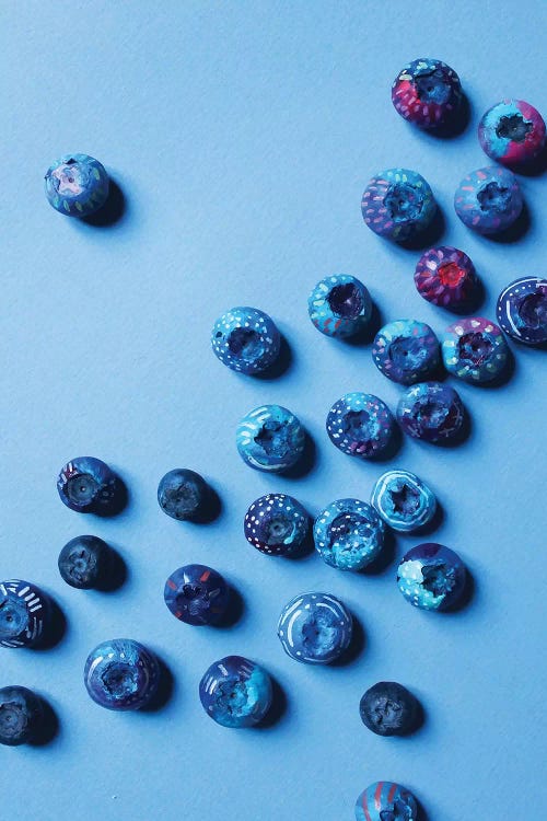 Blueberries by EttaVee wall art