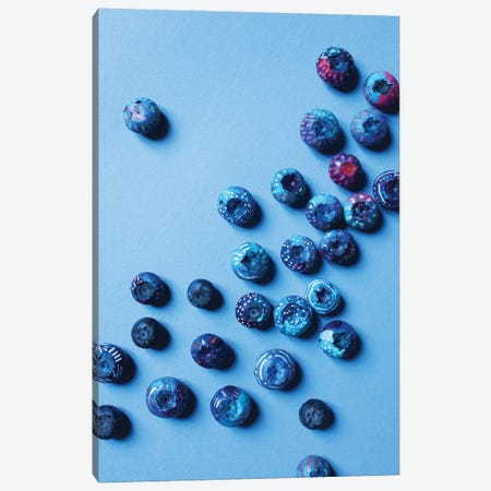 Blueberries Canvas Print #ETV66} by EttaVee Canvas Artwork