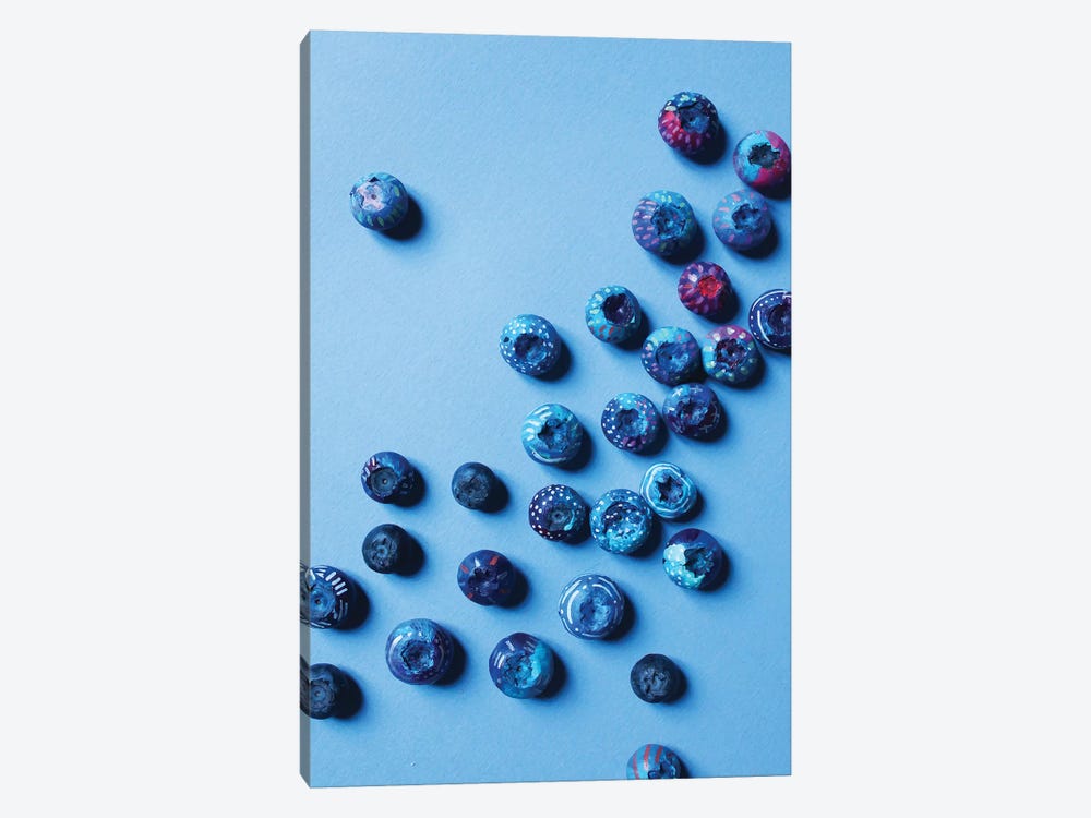 Blueberries by EttaVee 1-piece Art Print