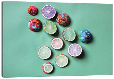 Limes Canvas Art Print - Food & Drink Still Life