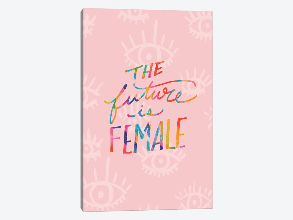 Future Is Female 1-piece Canvas Wall Art