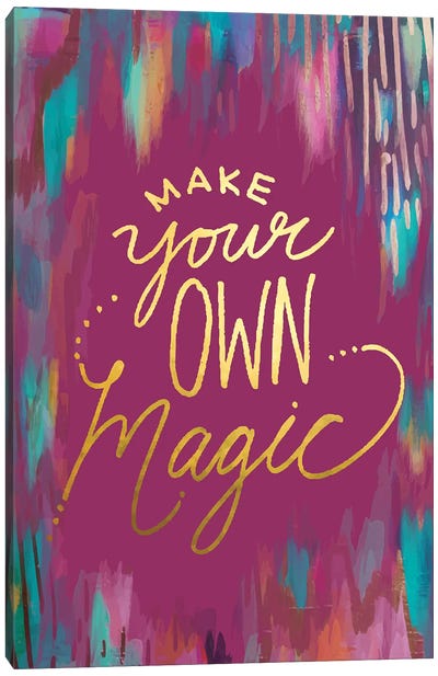 Mystique Make Magic Canvas Art Print - Kids Inspirational Art