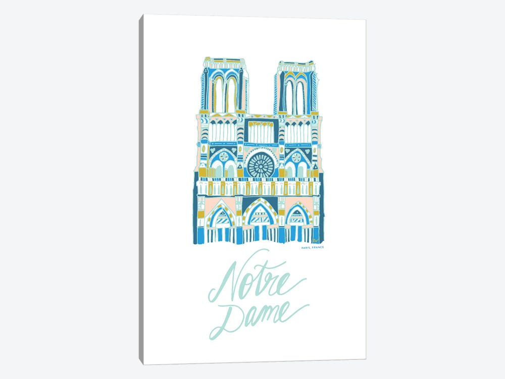 Notre Dame by EttaVee 1-piece Art Print