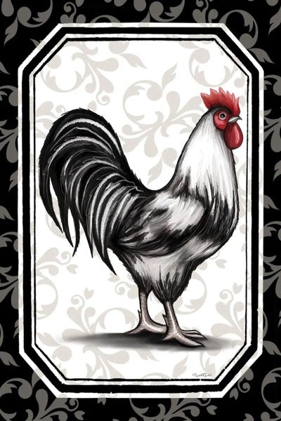 Rooster I by Elizabeth Tyndall art print