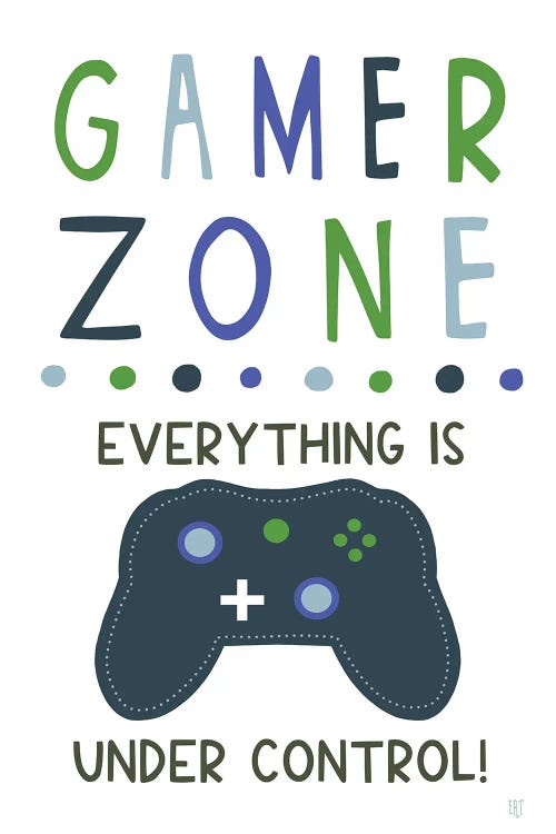 Game Zone by Elizabeth Tyndall wall art