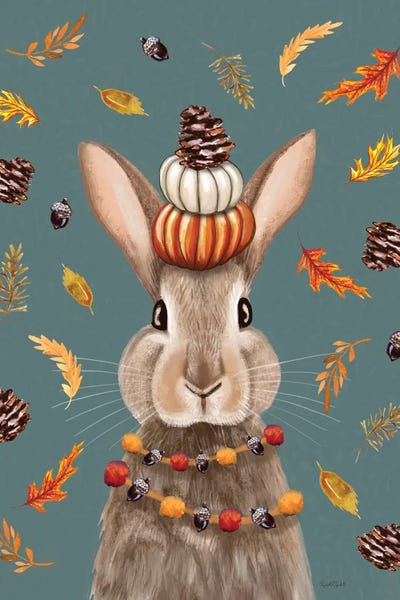 Rabbits: Fall Rabbit by Elizabeth Tyndall