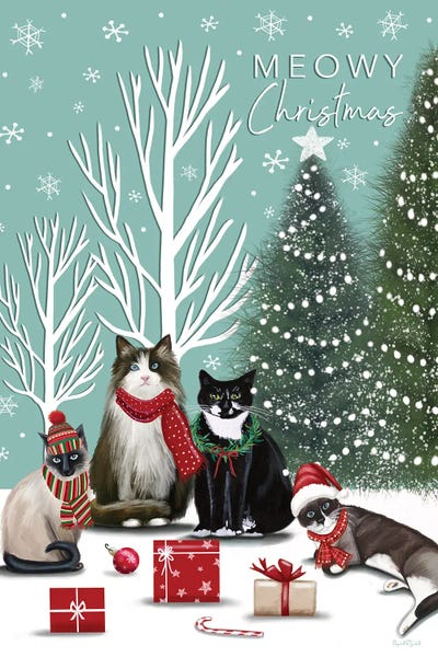 Christmas Animals: Christmas Cats by Elizabeth Tyndall