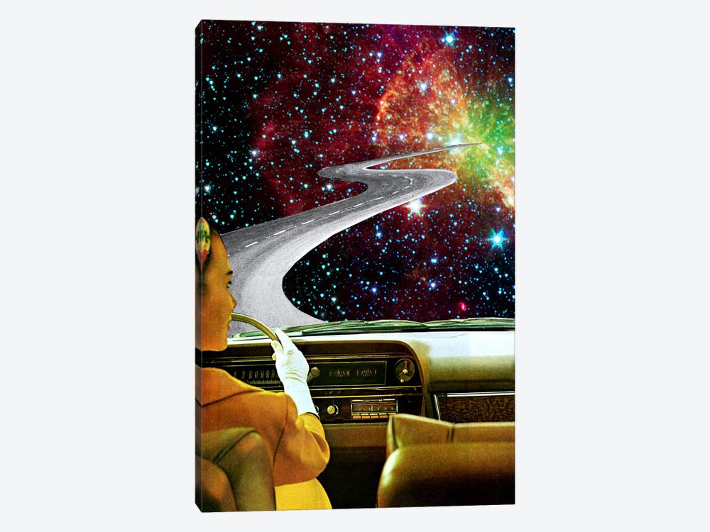 Eugenia Loli - On The Road To The Akashic Library by Eugenia Loli 1-piece Canvas Wall Art