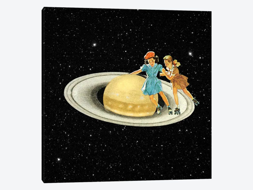 Eugenia Loli - Stroll On Saturn by Eugenia Loli 1-piece Art Print