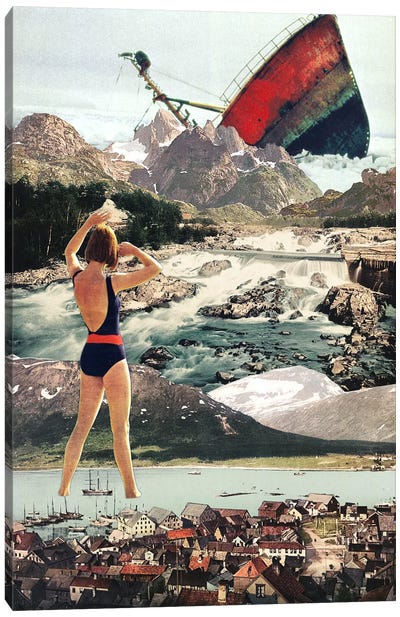Eugenia Loli - The Wreck Canvas Art Print - Eugenia Loli