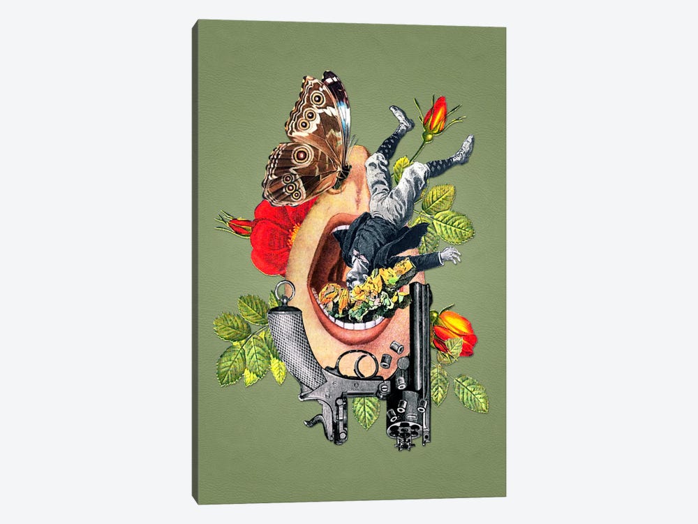 Eugenia Loli - Throttled Infrastructure by Eugenia Loli 1-piece Canvas Wall Art