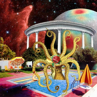 Eugenia Loli - Charitable Octopoda by Eugenia Loli canvas print