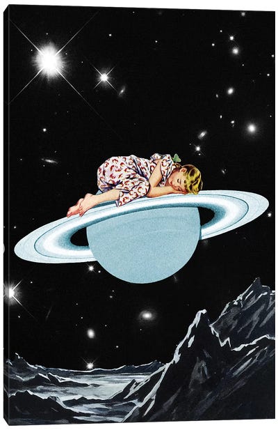 Eugenia Loli - Sleepy Head Canvas Art Print - Sci-Fi Planet Art
