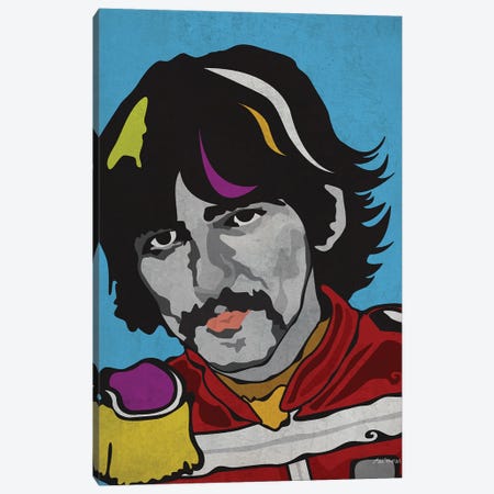 Harrison Sgt Peppers Canvas Print #EUM10} by Edú Marron Canvas Art