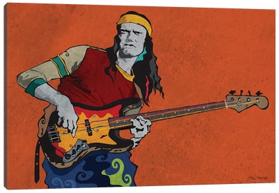 Jaco Pastorius Canvas Art Print - Guitar Art