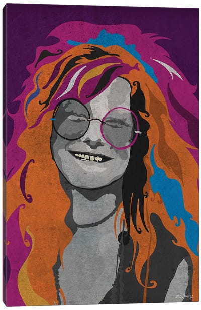 Janis Canvas Art Print - Janis Joplin
