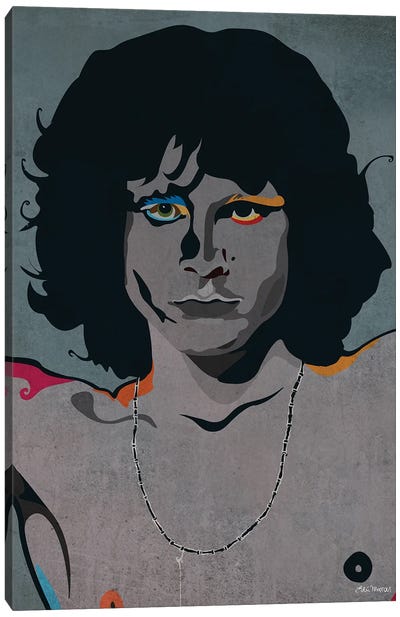 Jim Canvas Art Print - Jim Morrison
