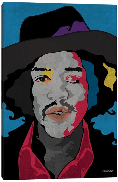 Jimi Canvas Art Print - Limited Edition Music Art