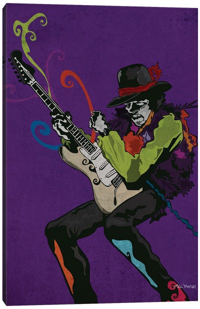 Jimi Vodoo Chile Canvas Art Print - Jimi Hendrix