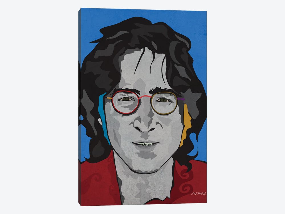 John Lennon by Edú Marron 1-piece Art Print