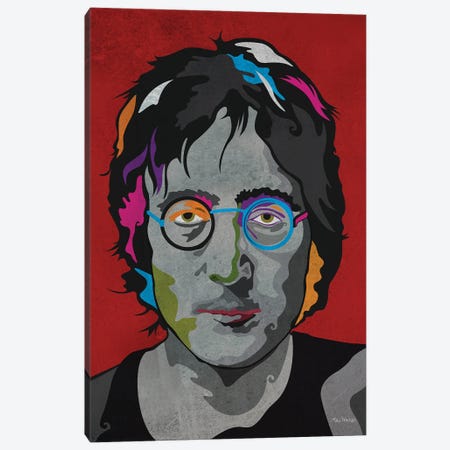 Lennon Canvas Print #EUM22} by Edú Marron Art Print