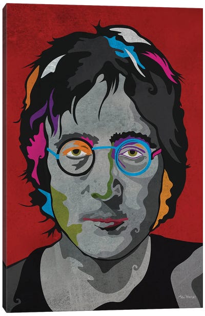 Lennon Canvas Art Print - Edú Marron