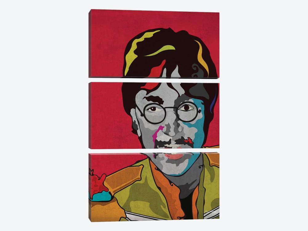 Lennon Sgt Peppers by Edú Marron 3-piece Canvas Artwork