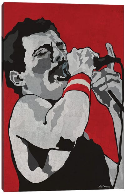 Mercury Canvas Art Print - Freddie Mercury