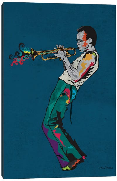 Miles Davis Canvas Art Print - Edú Marron