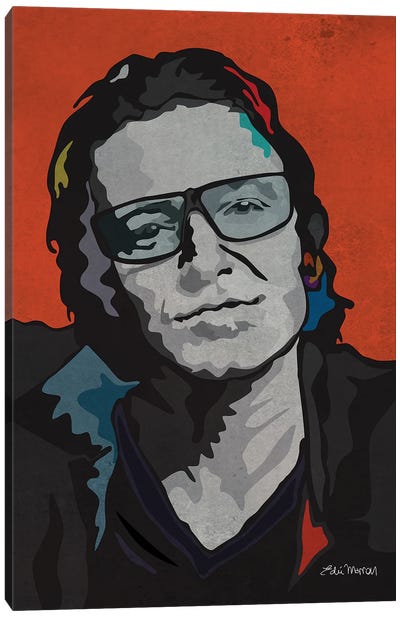 Bono Vox U2 Canvas Art Print - Pop Music Art